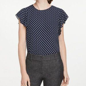 Ann Taylor Polka Dot Blouse